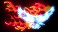 Flaming with Eagle . video animation