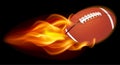 Flaming Football Ball