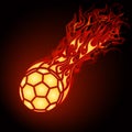 Flaming football (soccer)