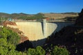 Flaming Gorge Dam and Reservoir, Flaming Gorge National Recreation Area, Uinta Mountains, Utah, USA Royalty Free Stock Photo