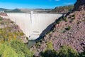 Flaming Gorge Reservoir Dam Royalty Free Stock Photo