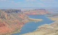 Flaming Gorge Reservoir from Sheep Creek Overlook in Ashley National Forest, Utah Royalty Free Stock Photo