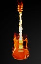 Flaming Guitar