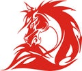 Flaming Horse Royalty Free Stock Photo