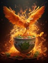 Flaming Phoenix Noodle Bowl