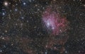 Flaming Star Nebula in the constellation Auriga Royalty Free Stock Photo