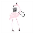 Flamingo cute print