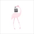 Flamingo cute print