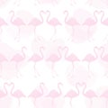 Flamingo Light Pink Pattern Design Royalty Free Stock Photo