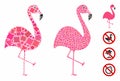 Flamingo Mosaic Icon of Tremulant Pieces