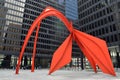 Flamingo sculpture in Chicago