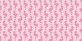 Flamingo Seamless Pattern Vector Pink Flamingos Exotic Bird Summer Tropical Scarf Isolated Tile Background Repeat Wallpaper Cartoo