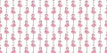 Flamingo seamless pattern vector pink Flamingos scarf isolated tile background repeat wallpaper cartoon illustration Royalty Free Stock Photo