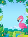 Flamingo topic image 2 Royalty Free Stock Photo