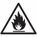 Flammable hazard symbol