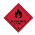 Flammable Liquid sign vector design isolated on white background