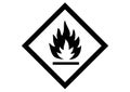 Flammable object icon Royalty Free Stock Photo