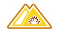 Flammable Warning Triangle Sign, vector design Generative AI Royalty Free Stock Photo