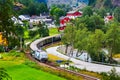 Flamsbana train, Norway Royalty Free Stock Photo