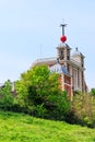 Flamsteed House and Time Ball Royalty Free Stock Photo