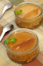 Flan caramel dessert Royalty Free Stock Photo
