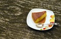 Flan creme caramel dessert Royalty Free Stock Photo