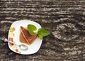 Flan creme caramel dessert Royalty Free Stock Photo