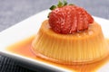 Flan dessert Royalty Free Stock Photo