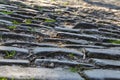 Flandres Cobblestone Road - Detail Royalty Free Stock Photo