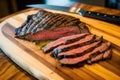 flank steak, sliced and grilled to juicy perfection Royalty Free Stock Photo