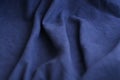 Flannel solid blue color fabric, cotton, background