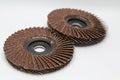 Flap abrasive disc Royalty Free Stock Photo