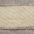 Flap burlap background, piece of natural material, can be used as background