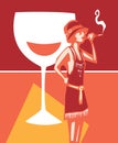 Flapper Speakeasy Wine