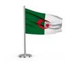 Flapping flag Algeria Royalty Free Stock Photo