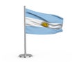 Flapping flag Argentina