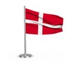 Flapping flag Denmark