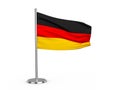 Flapping flag Germany