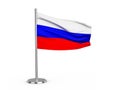 Flapping flag Russia