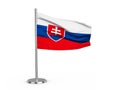 Flapping flag Slovakia