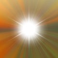 Flare bright shiny star Royalty Free Stock Photo