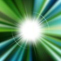 Flare bright shiny star Royalty Free Stock Photo