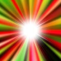 Flare bright shiny star Royalty Free Stock Photo