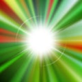 Flare bright shiny star Royalty Free Stock Photo