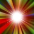 Flare bright shiny star Royalty Free Stock Photo