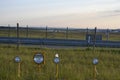 Flare Lights airport in airport Royalty Free Stock Photo