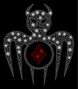 Flare Mesh 2D Gambling Spectre Devil with Light Spots