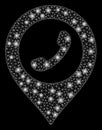 Flare Mesh 2D Phone Marker with Flare Spots