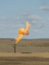 Flaring Natural Gas Royalty Free Stock Photo