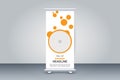 Banner Roll Up Business Banner Design Royalty Free Stock Photo